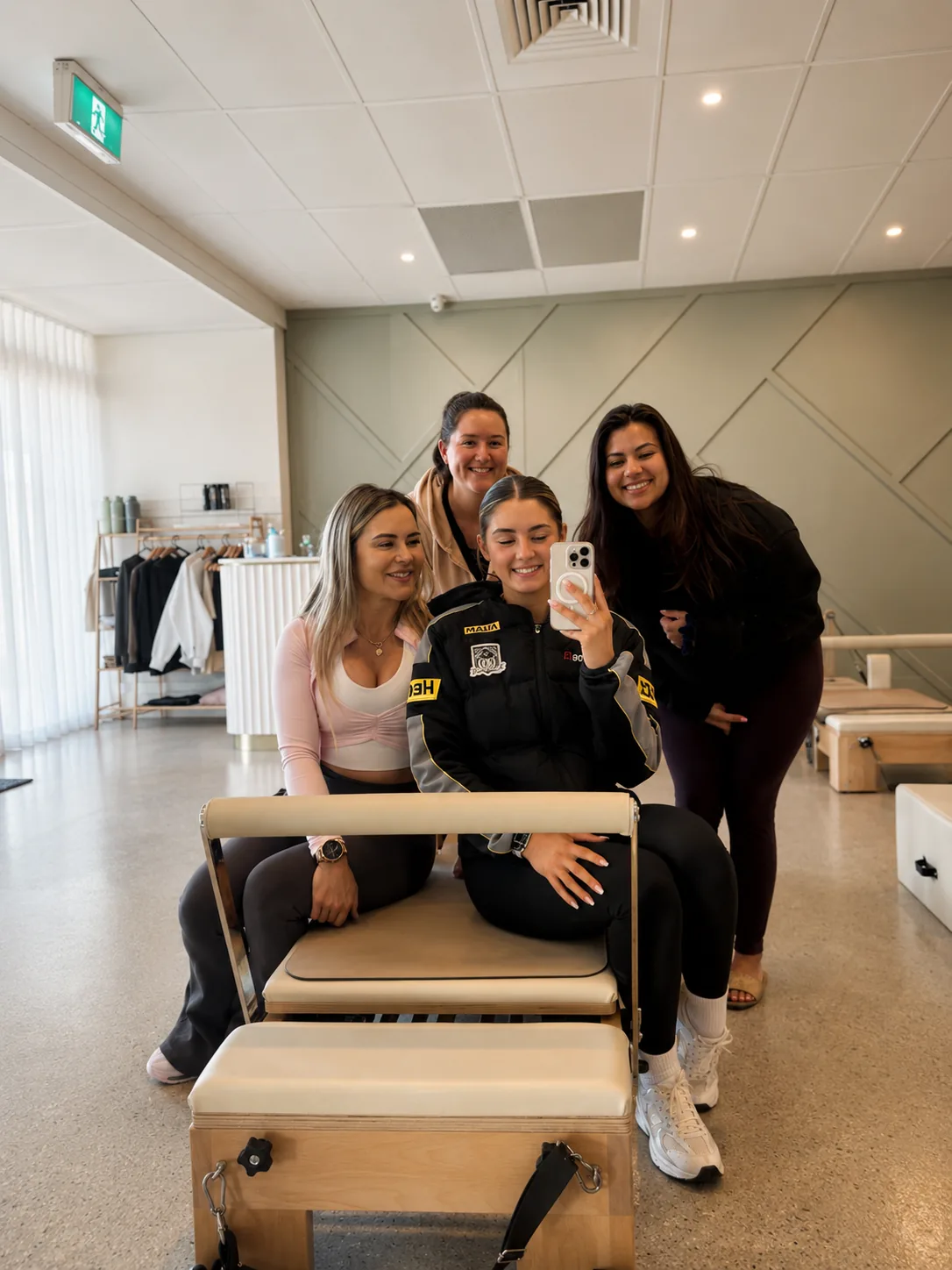 Team selfie